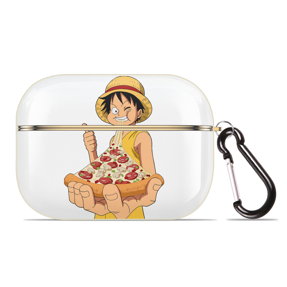 ワンピース モンキー・D・ルフィ ONE PIECE Monkey D. Luffy 【AirPods Pro用】ハードシェル保護ケース｜耐衝撃・防指紋・カラビナ付き商品仕様
