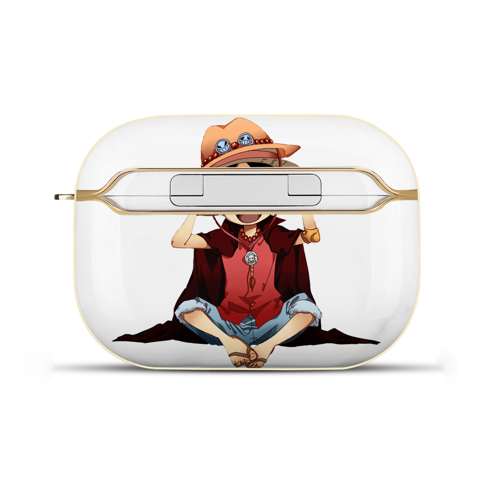 ワンピース モンキー・D・ルフィ ONE PIECE Monkey D. Luffy 【AirPods Pro用】ハードシェル保護ケース｜耐衝撃・防指紋・カラビナ付き商品仕様