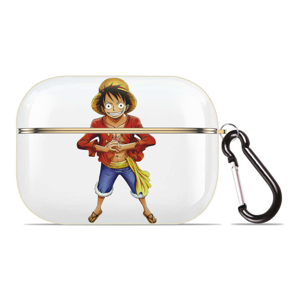 ワンピース モンキー・D・ルフィ ONE PIECE Monkey D. Luffy 【AirPods Pro用】ハードシェル保護ケース｜耐衝撃・防指紋・カラビナ付き商品仕様