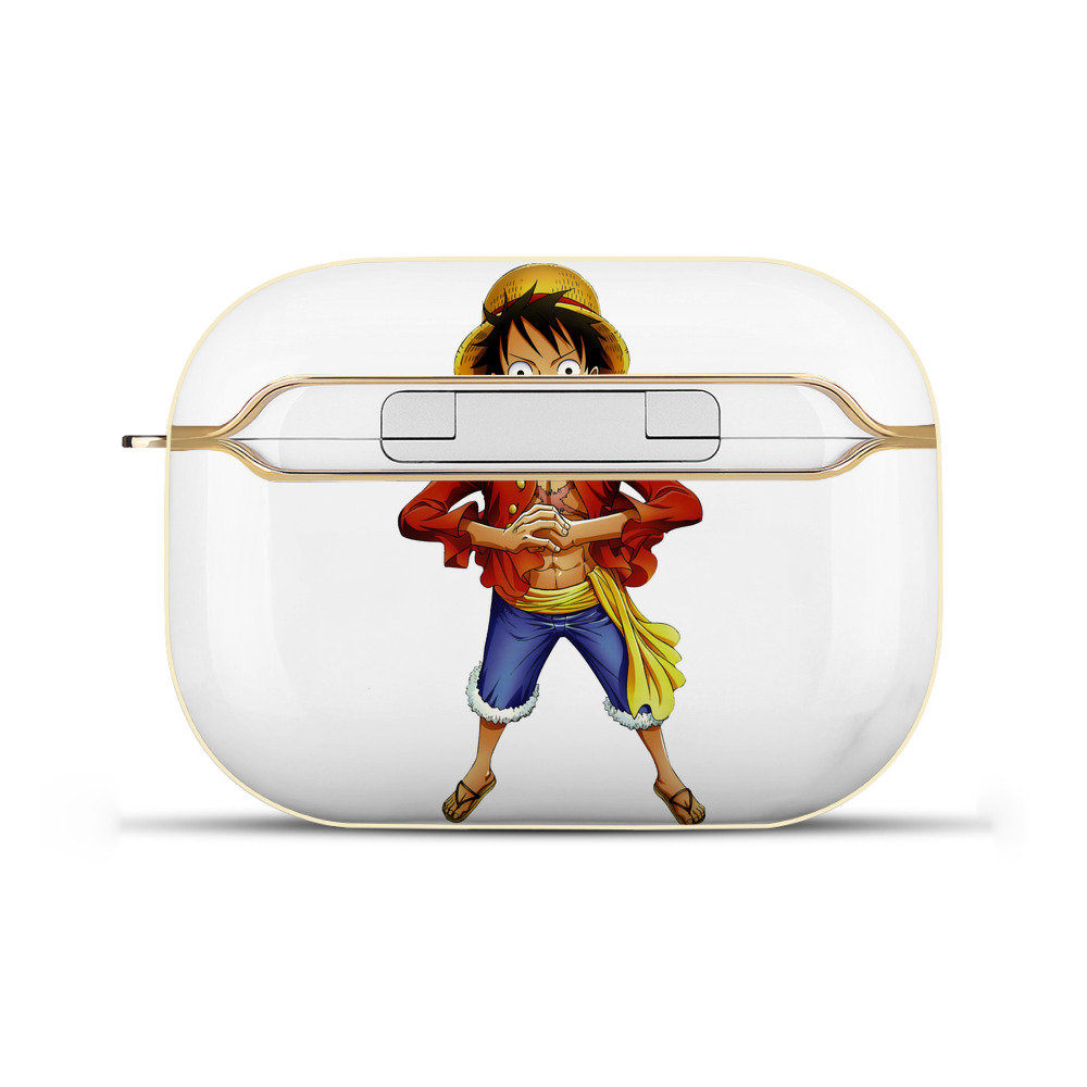 ワンピース モンキー・D・ルフィ ONE PIECE Monkey D. Luffy 【AirPods Pro用】ハードシェル保護ケース｜耐衝撃・防指紋・カラビナ付き商品仕様