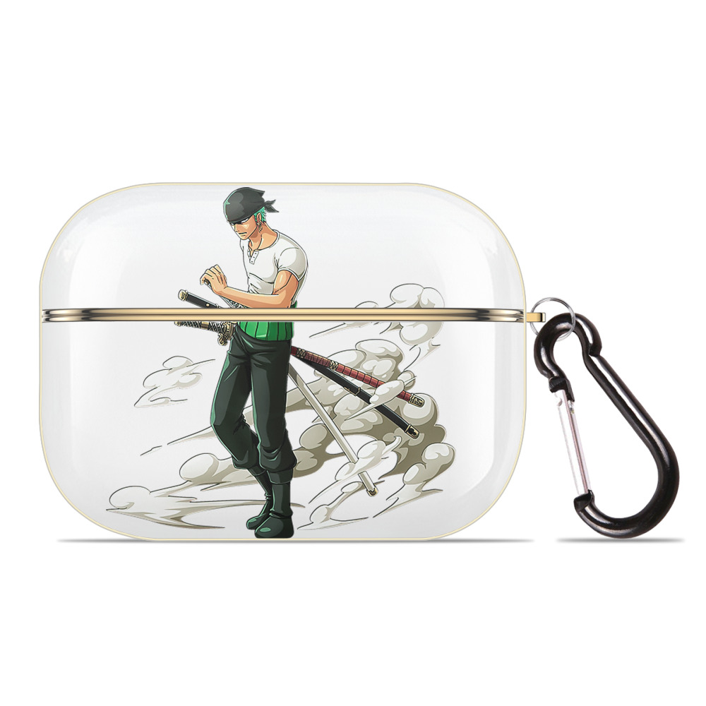 ワンピース ロロノア・ゾロ ONE PIECE Roronoa Zoro 【AirPods Pro用】ハードシェル保護ケース｜耐衝撃・防指紋・カラビナ付き商品仕様