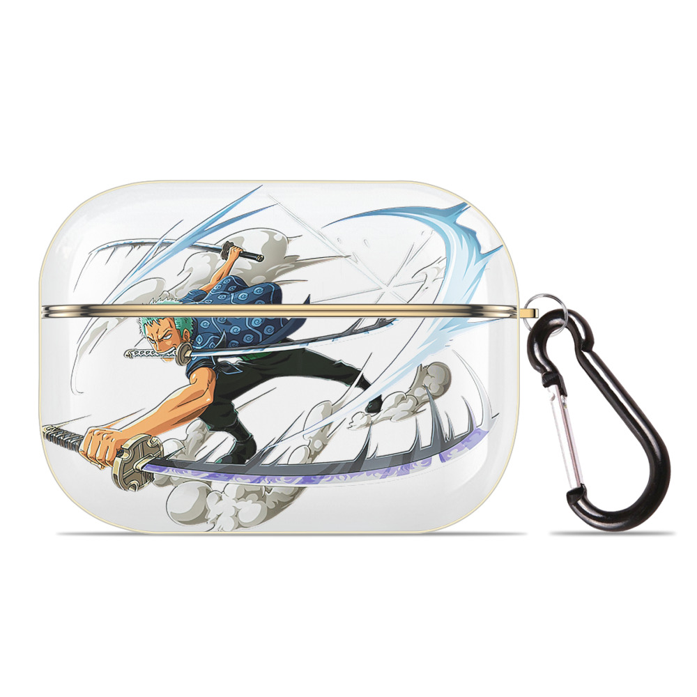 ワンピース ロロノア・ゾロ ONE PIECE Roronoa Zoro 【AirPods Pro用】ハードシェル保護ケース｜耐衝撃・防指紋・カラビナ付き商品仕様
