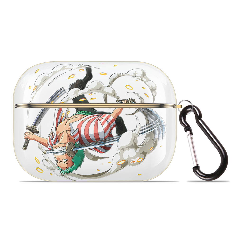 ワンピース ロロノア・ゾロ ONE PIECE Roronoa Zoro 【AirPods Pro用】ハードシェル保護ケース｜耐衝撃・防指紋・カラビナ付き商品仕様