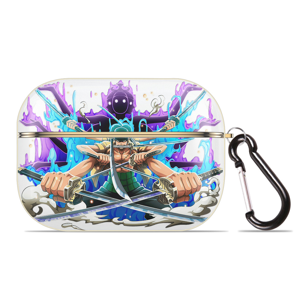 ワンピース ロロノア・ゾロ ONE PIECE Roronoa Zoro 【AirPods Pro用】ハードシェル保護ケース｜耐衝撃・防指紋・カラビナ付き商品仕様