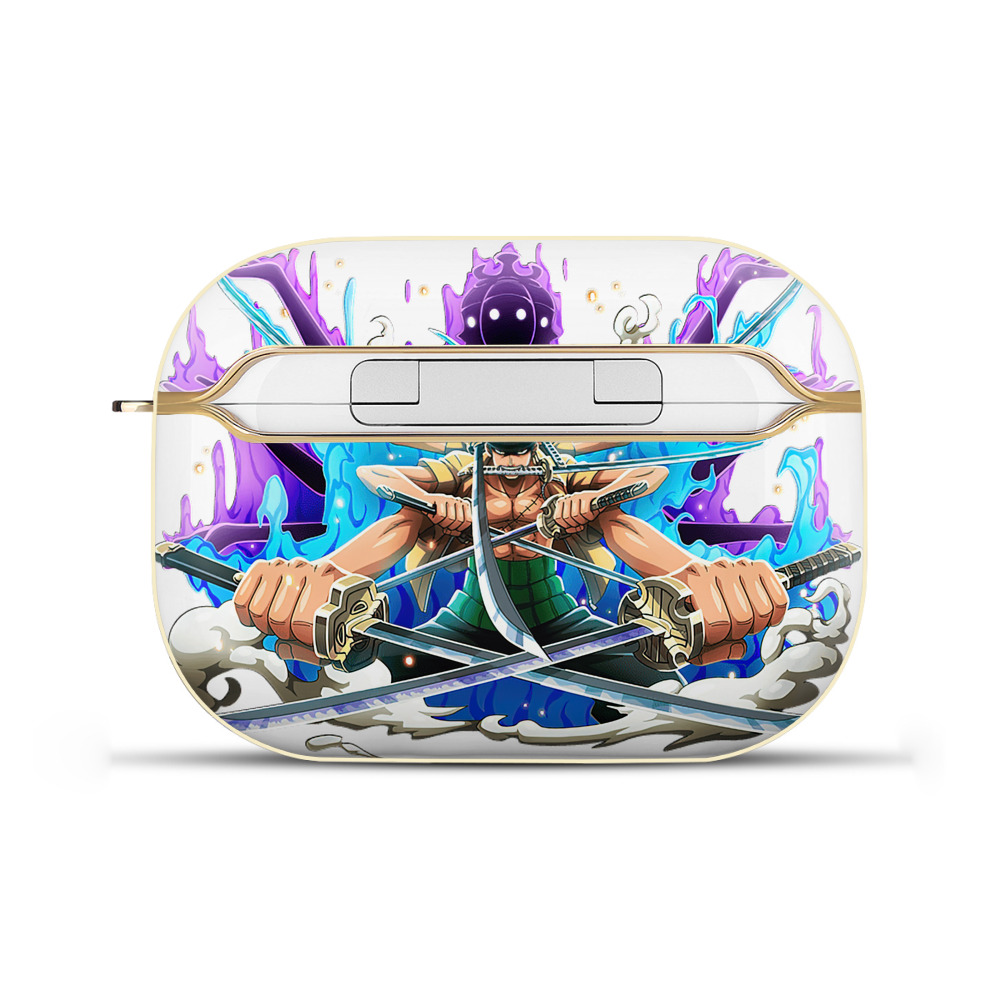 ワンピース ロロノア・ゾロ ONE PIECE Roronoa Zoro 【AirPods Pro用】ハードシェル保護ケース｜耐衝撃・防指紋・カラビナ付き商品仕様