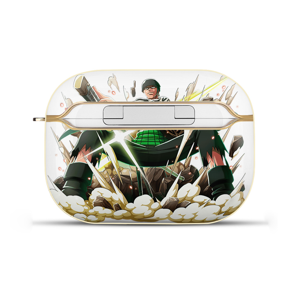 ワンピース ロロノア・ゾロ ONE PIECE Roronoa Zoro 【AirPods Pro用】ハードシェル保護ケース｜耐衝撃・防指紋・カラビナ付き商品仕様