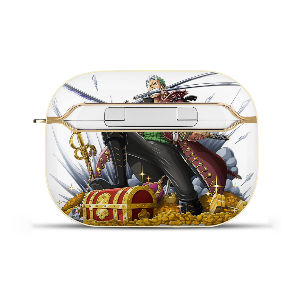 ワンピース ロロノア・ゾロ ONE PIECE Roronoa Zoro 【AirPods Pro用】ハードシェル保護ケース｜耐衝撃・防指紋・カラビナ付き商品仕様