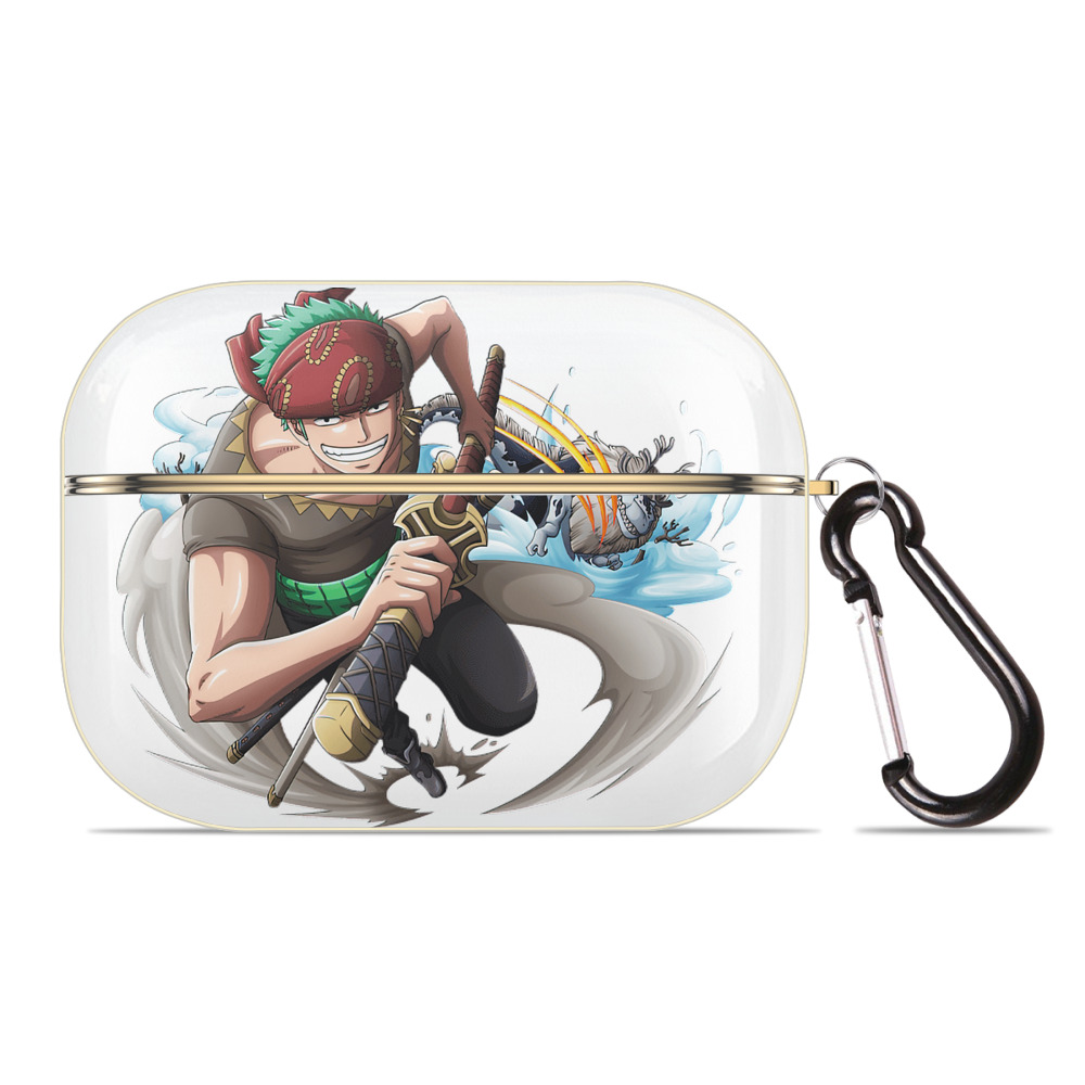 ワンピース ロロノア・ゾロ ONE PIECE Roronoa Zoro 【AirPods Pro用】ハードシェル保護ケース｜耐衝撃・防指紋・カラビナ付き商品仕様