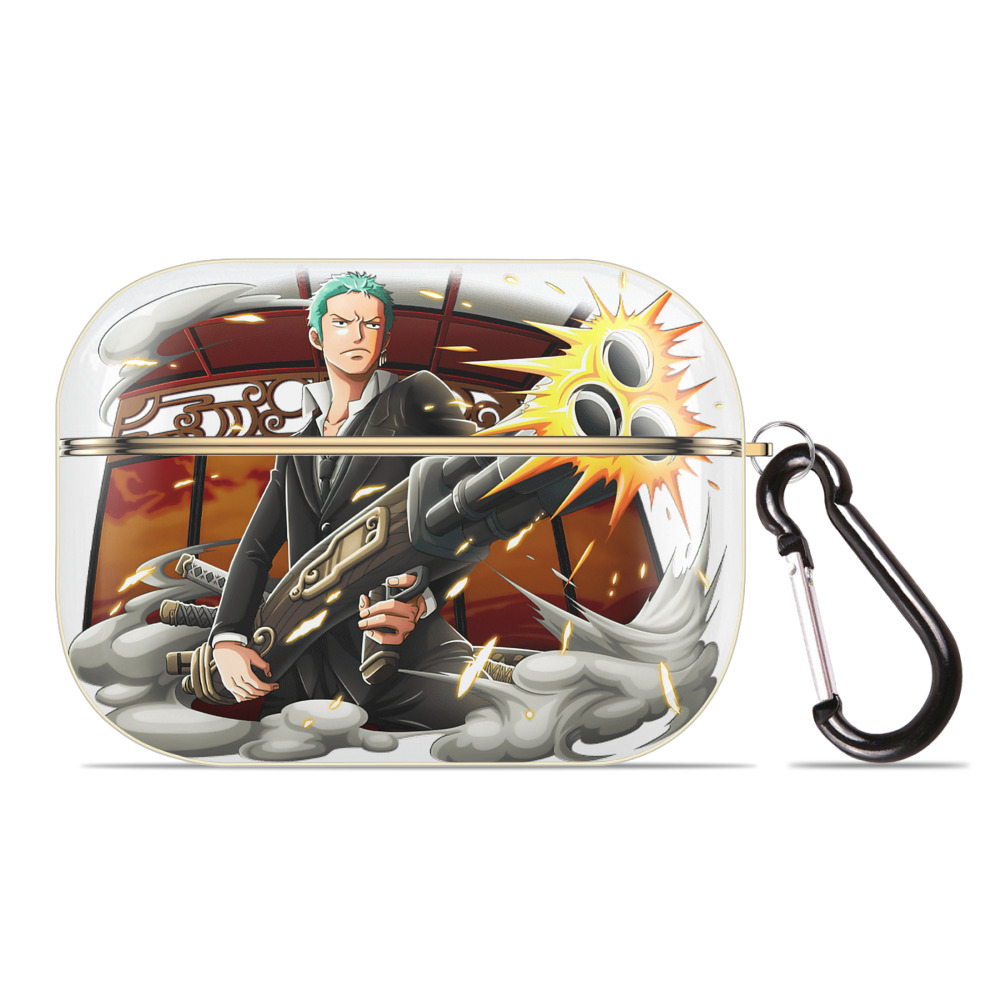 ワンピース ロロノア・ゾロ ONE PIECE Roronoa Zoro 【AirPods Pro用】ハードシェル保護ケース｜耐衝撃・防指紋・カラビナ付き商品仕様