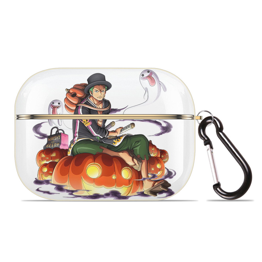 ワンピース ロロノア・ゾロ ONE PIECE Roronoa Zoro 【AirPods Pro用】ハードシェル保護ケース｜耐衝撃・防指紋・カラビナ付き商品仕様