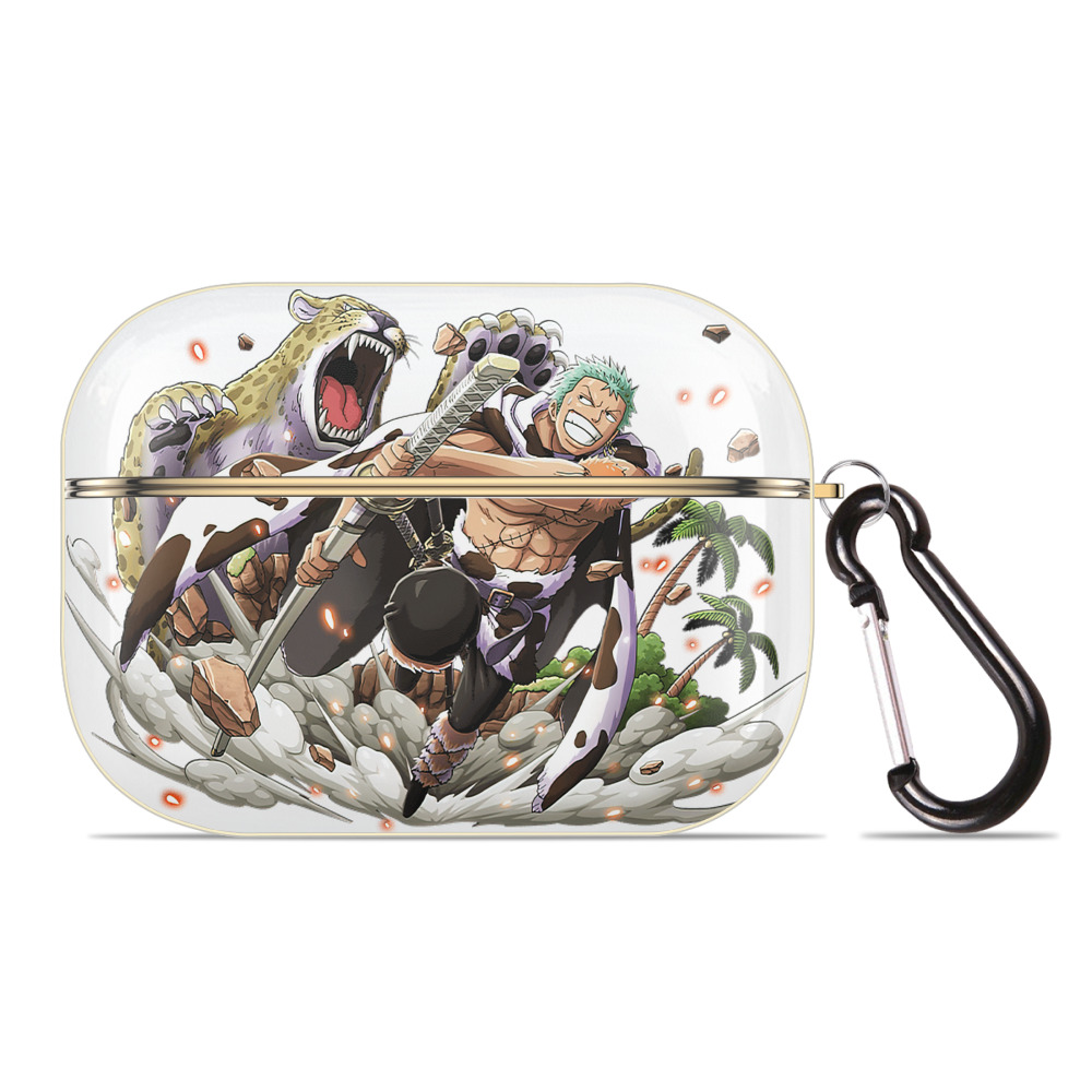 ワンピース ロロノア・ゾロ ONE PIECE Roronoa Zoro 【AirPods Pro用】ハードシェル保護ケース｜耐衝撃・防指紋・カラビナ付き商品仕様