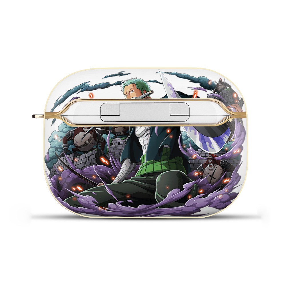 ワンピース ロロノア・ゾロ ONE PIECE Roronoa Zoro 【AirPods Pro用】ハードシェル保護ケース｜耐衝撃・防指紋・カラビナ付き商品仕様
