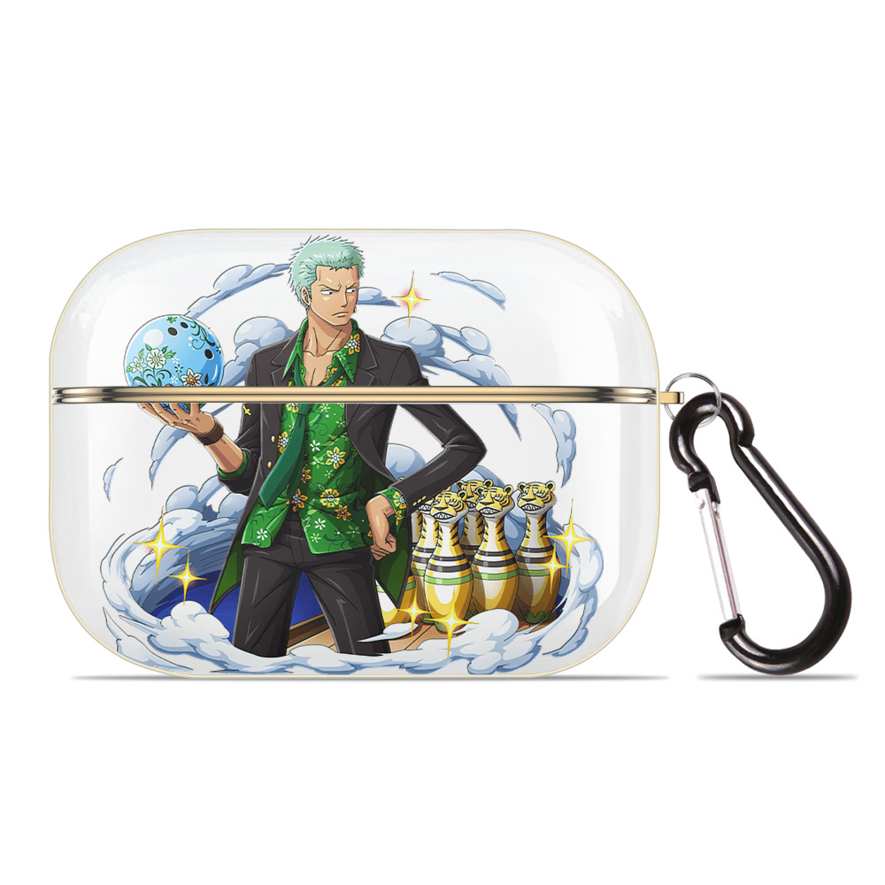 ワンピース ロロノア・ゾロ ONE PIECE Roronoa Zoro 【AirPods Pro用】ハードシェル保護ケース｜耐衝撃・防指紋・カラビナ付き商品仕様