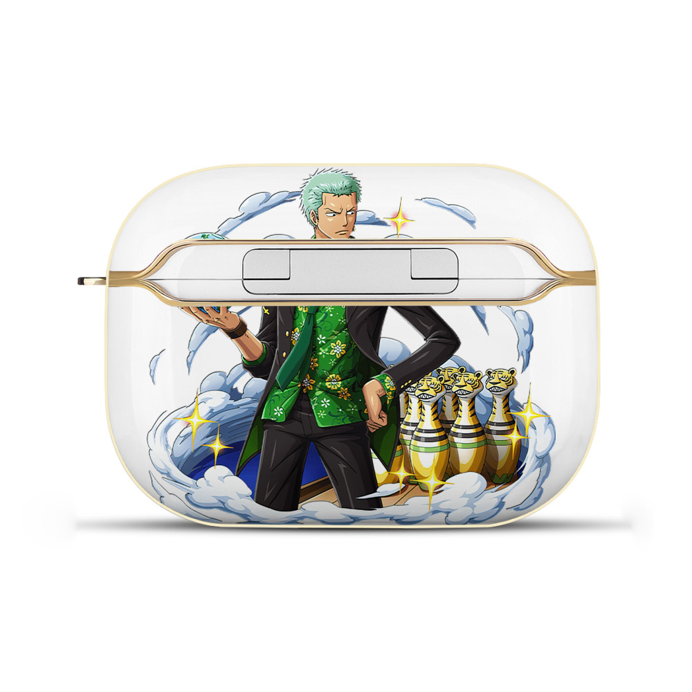 ワンピース ロロノア・ゾロ ONE PIECE Roronoa Zoro 【AirPods Pro用】ハードシェル保護ケース｜耐衝撃・防指紋・カラビナ付き商品仕様