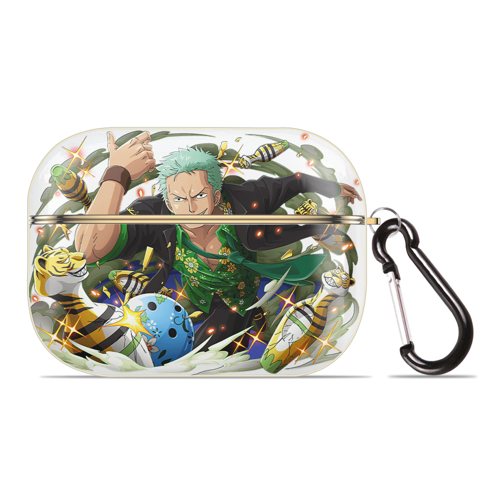 ワンピース ロロノア・ゾロ ONE PIECE Roronoa Zoro 【AirPods Pro用】ハードシェル保護ケース｜耐衝撃・防指紋・カラビナ付き商品仕様