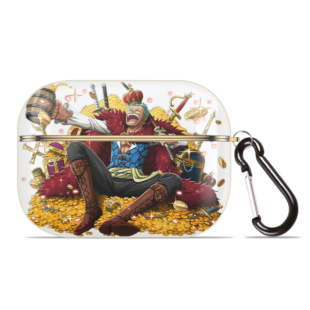 ワンピース ロロノア・ゾロ ONE PIECE Roronoa Zoro 【AirPods Pro用】ハードシェル保護ケース｜耐衝撃・防指紋・カラビナ付き商品仕様