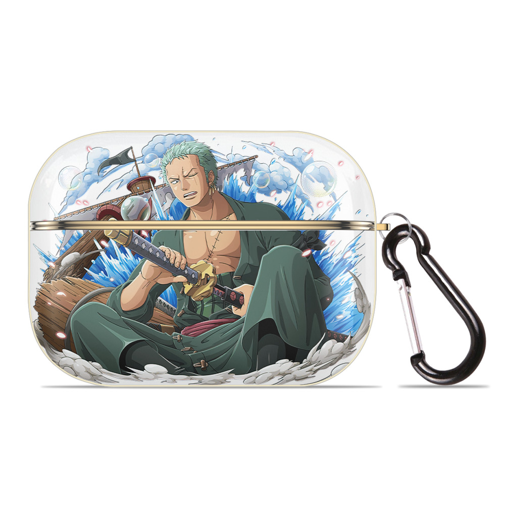ワンピース ロロノア・ゾロ ONE PIECE Roronoa Zoro 【AirPods Pro用】ハードシェル保護ケース｜耐衝撃・防指紋・カラビナ付き商品仕様