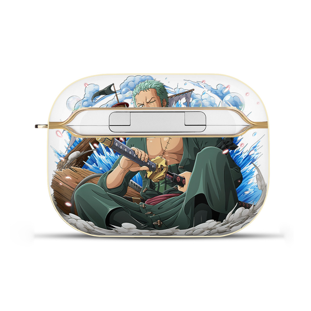 ワンピース ロロノア・ゾロ ONE PIECE Roronoa Zoro 【AirPods Pro用】ハードシェル保護ケース｜耐衝撃・防指紋・カラビナ付き商品仕様