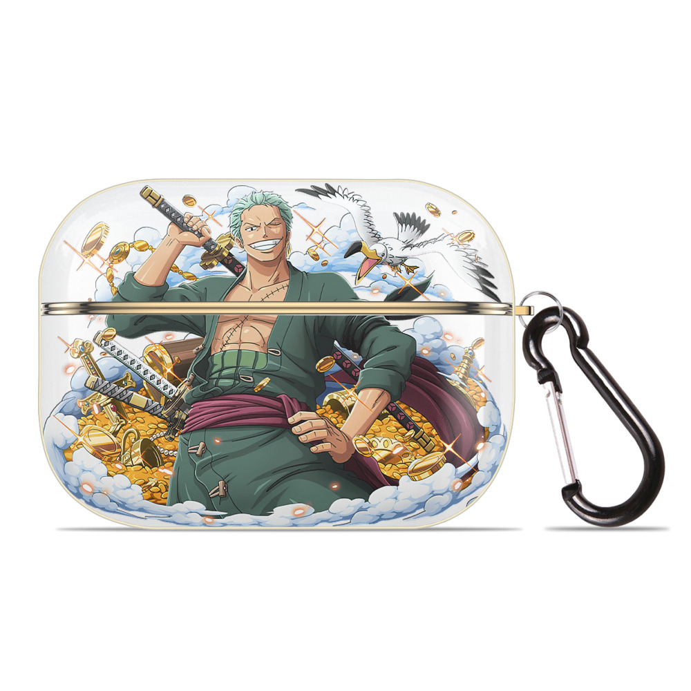 ワンピース ロロノア・ゾロ ONE PIECE Roronoa Zoro 【AirPods Pro用】ハードシェル保護ケース｜耐衝撃・防指紋・カラビナ付き商品仕様