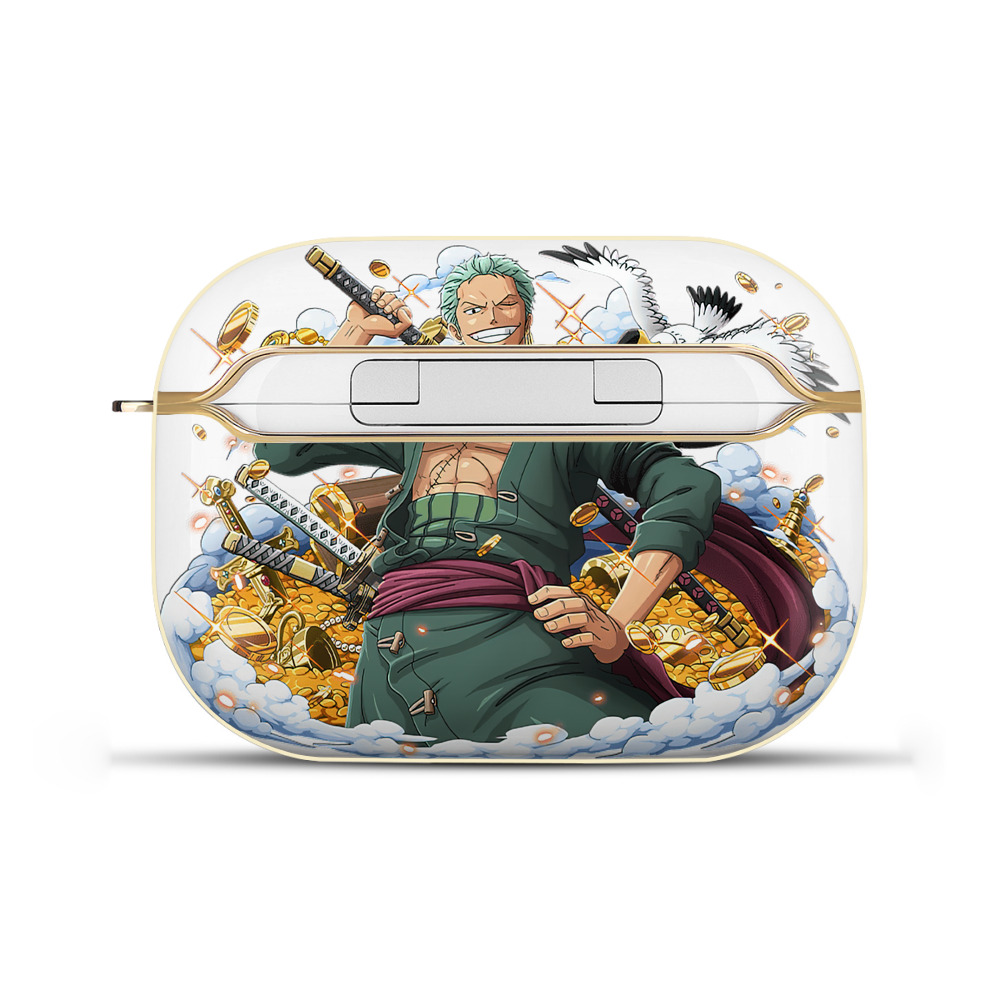 ワンピース ロロノア・ゾロ ONE PIECE Roronoa Zoro 【AirPods Pro用】ハードシェル保護ケース｜耐衝撃・防指紋・カラビナ付き商品仕様