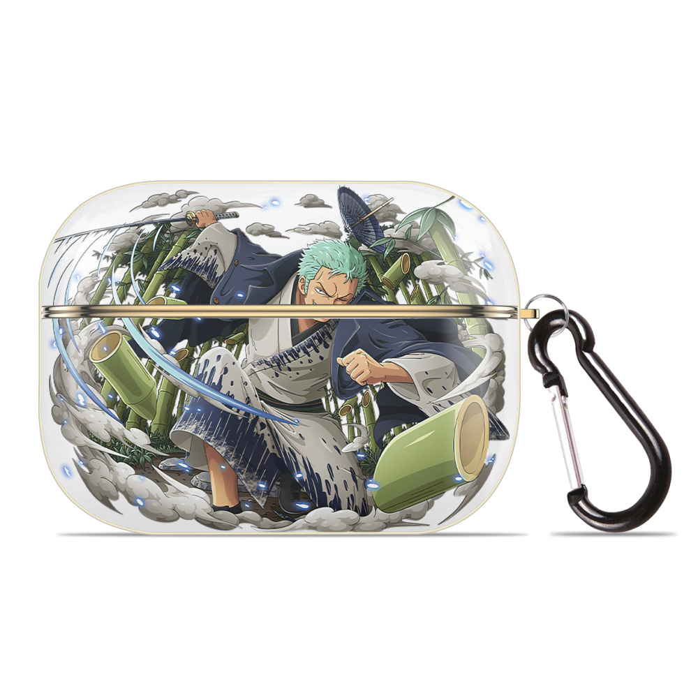 ワンピース ロロノア・ゾロ ONE PIECE Roronoa Zoro 【AirPods Pro用】ハードシェル保護ケース｜耐衝撃・防指紋・カラビナ付き商品仕様