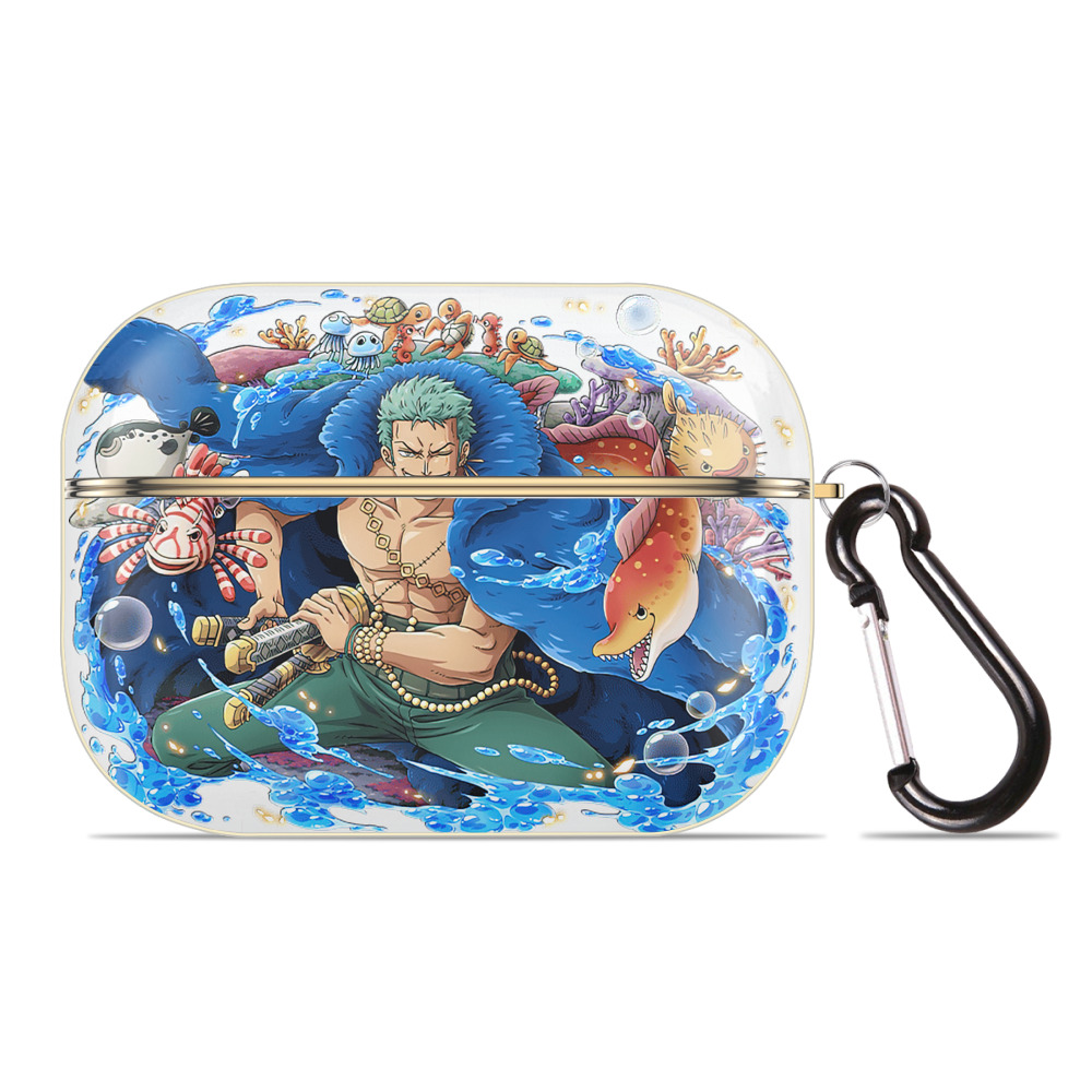 ワンピース ロロノア・ゾロ ONE PIECE Roronoa Zoro 【AirPods Pro用】ハードシェル保護ケース｜耐衝撃・防指紋・カラビナ付き商品仕様