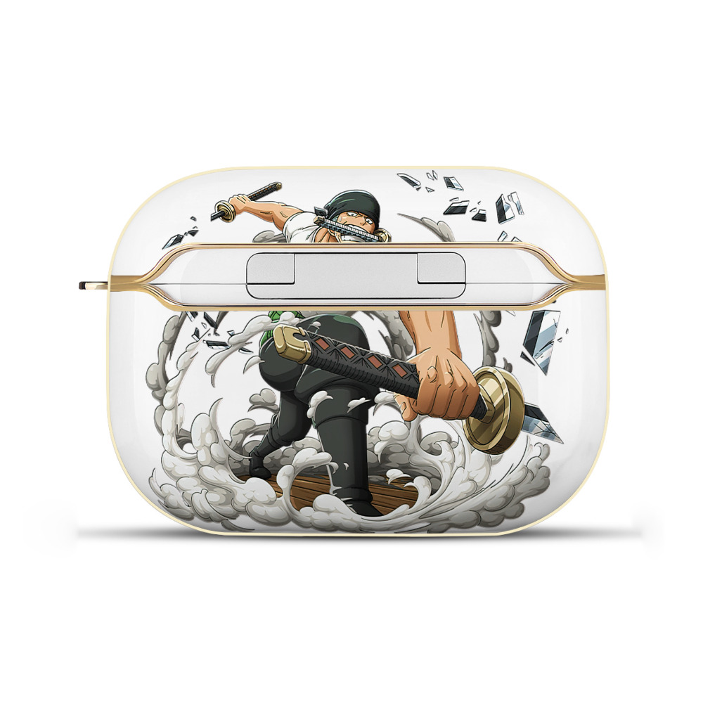 ワンピース ロロノア・ゾロ ONE PIECE Roronoa Zoro 【AirPods Pro用】ハードシェル保護ケース｜耐衝撃・防指紋・カラビナ付き商品仕様