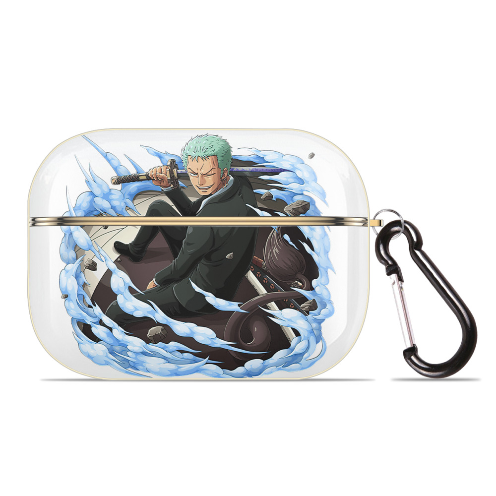 ワンピース ロロノア・ゾロ ONE PIECE Roronoa Zoro 【AirPods Pro用】ハードシェル保護ケース｜耐衝撃・防指紋・カラビナ付き商品仕様