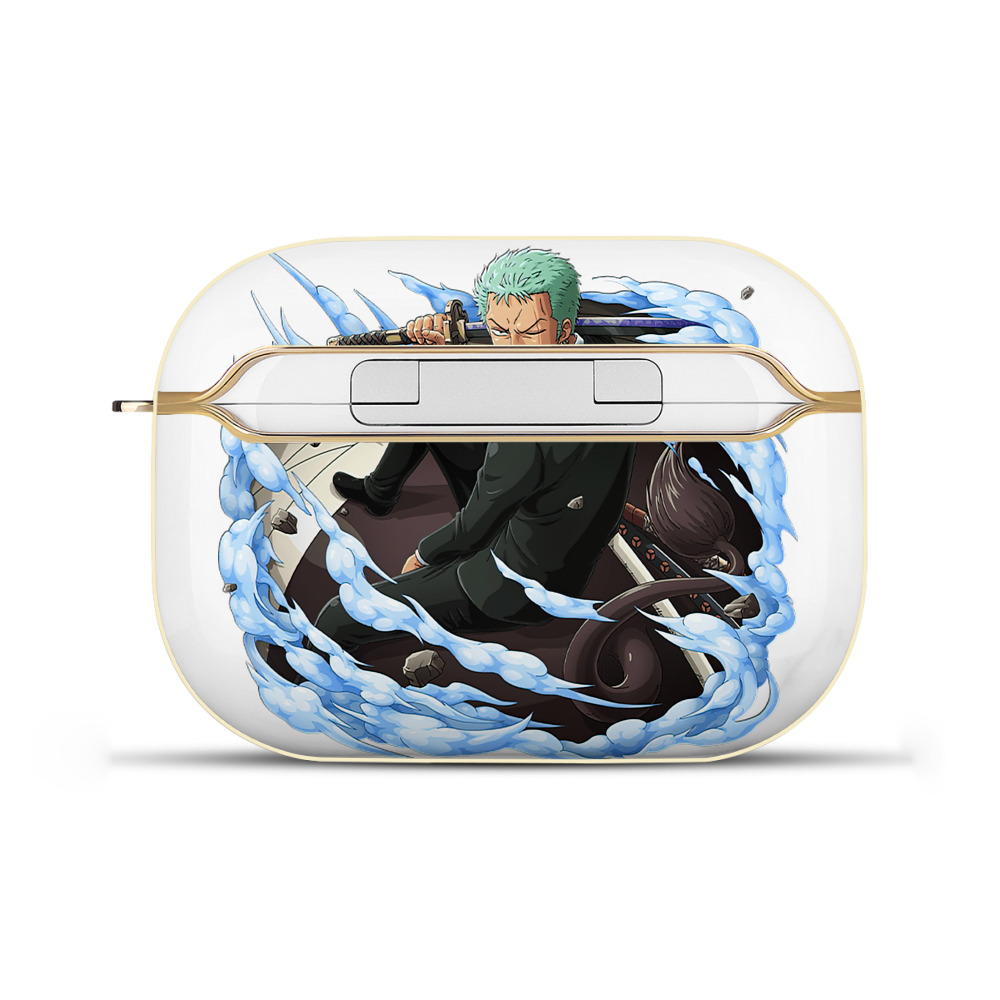 ワンピース ロロノア・ゾロ ONE PIECE Roronoa Zoro 【AirPods Pro用】ハードシェル保護ケース｜耐衝撃・防指紋・カラビナ付き商品仕様