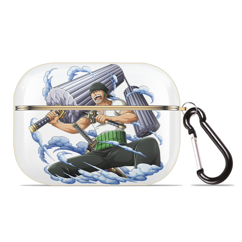 ワンピース ロロノア・ゾロ ONE PIECE Roronoa Zoro 【AirPods Pro用】ハードシェル保護ケース｜耐衝撃・防指紋・カラビナ付き商品仕様