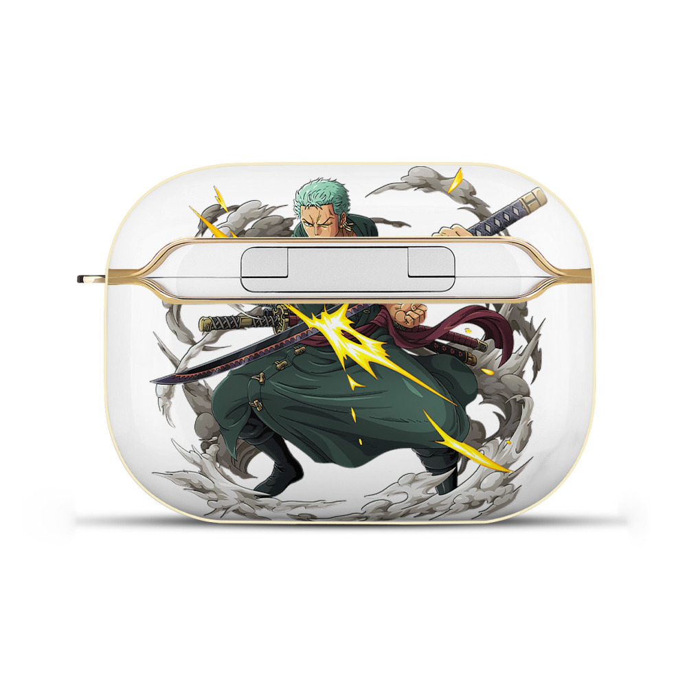 ワンピース ロロノア・ゾロ ONE PIECE Roronoa Zoro 【AirPods Pro用】ハードシェル保護ケース｜耐衝撃・防指紋・カラビナ付き商品仕様