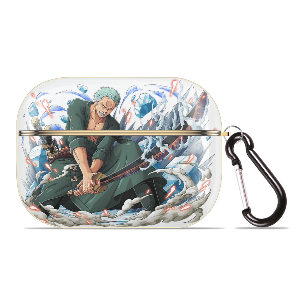 ワンピース ロロノア・ゾロ ONE PIECE Roronoa Zoro 【AirPods Pro用】ハードシェル保護ケース｜耐衝撃・防指紋・カラビナ付き商品仕様