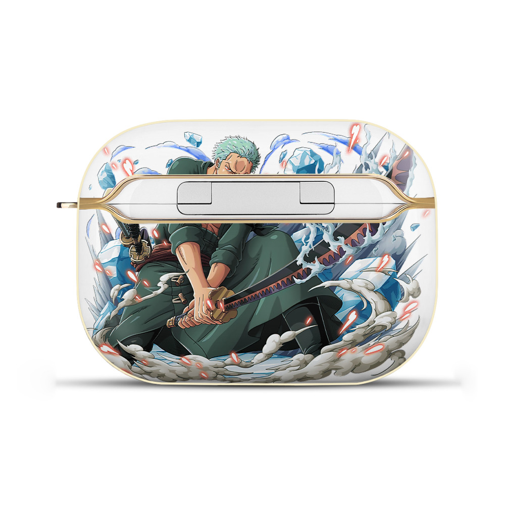 ワンピース ロロノア・ゾロ ONE PIECE Roronoa Zoro 【AirPods Pro用】ハードシェル保護ケース｜耐衝撃・防指紋・カラビナ付き商品仕様