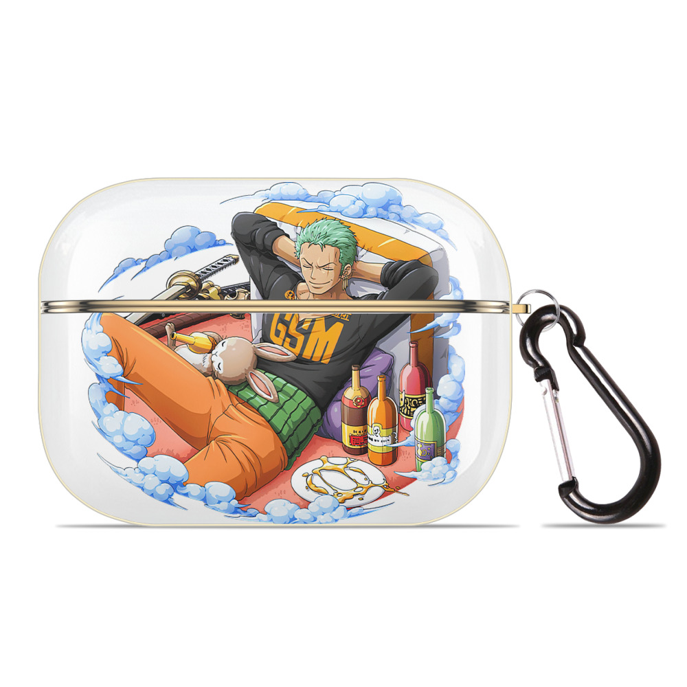 ワンピース ロロノア・ゾロ ONE PIECE Roronoa Zoro 【AirPods Pro用】ハードシェル保護ケース｜耐衝撃・防指紋・カラビナ付き商品仕様