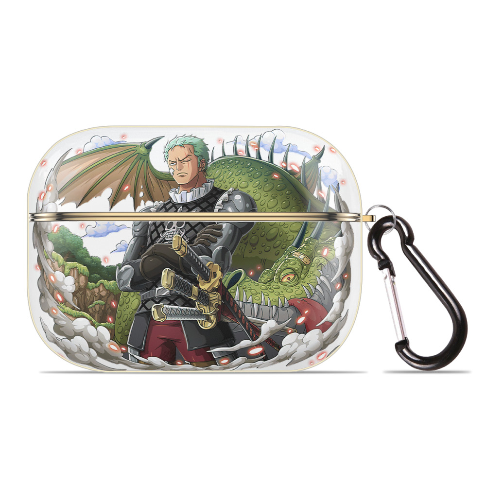 ワンピース ロロノア・ゾロ ONE PIECE Roronoa Zoro 【AirPods Pro用】ハードシェル保護ケース｜耐衝撃・防指紋・カラビナ付き商品仕様