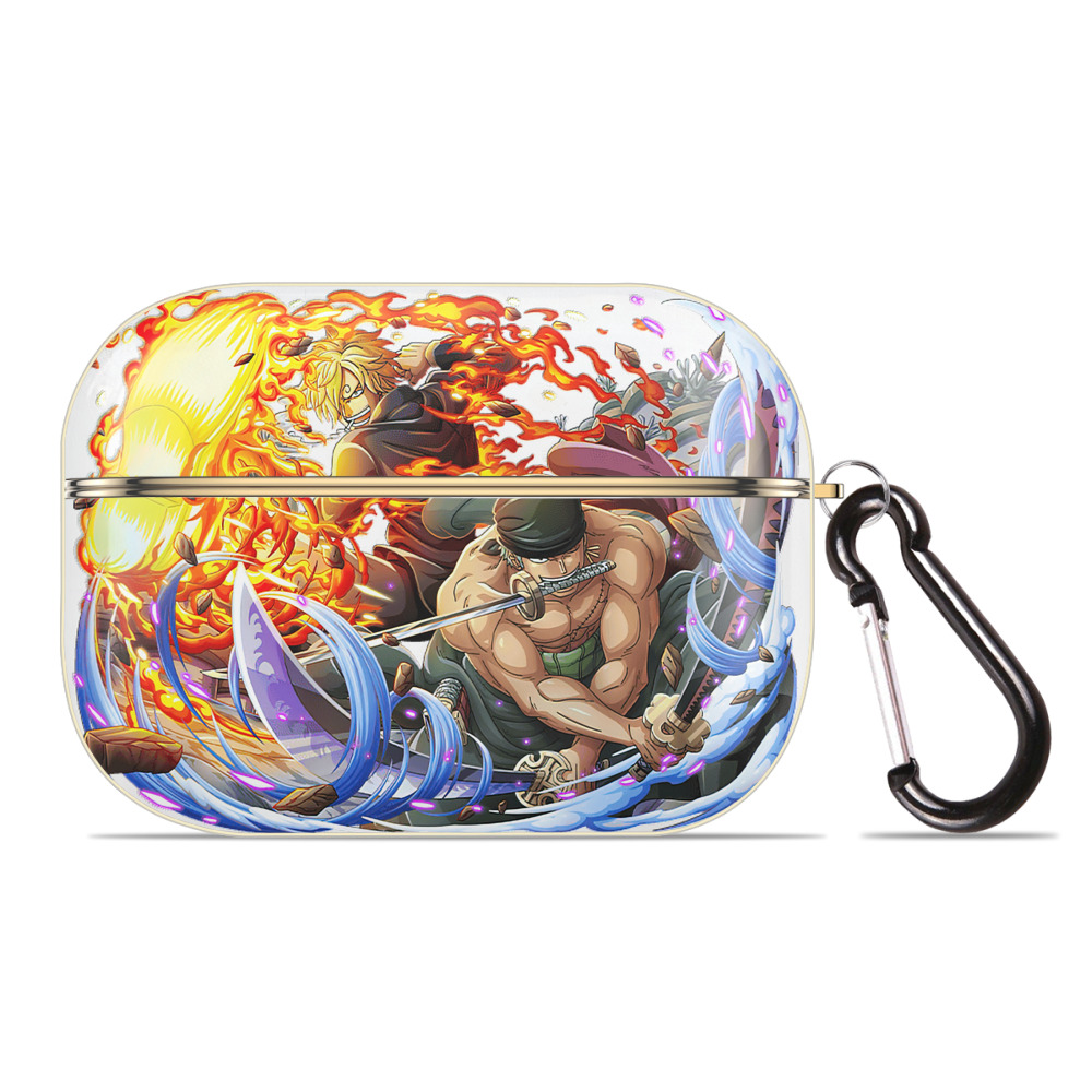 ワンピース ロロノア・ゾロ ONE PIECE Roronoa Zoro 【AirPods Pro用】ハードシェル保護ケース｜耐衝撃・防指紋・カラビナ付き商品仕様