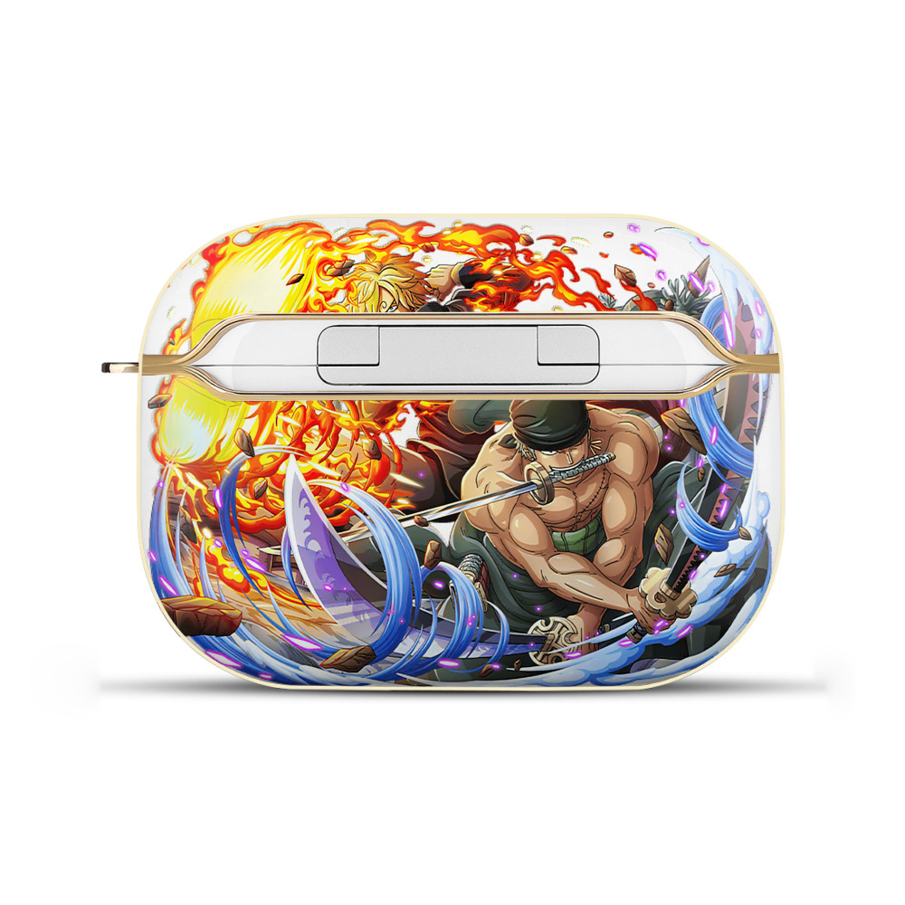 ワンピース ロロノア・ゾロ ONE PIECE Roronoa Zoro 【AirPods Pro用】ハードシェル保護ケース｜耐衝撃・防指紋・カラビナ付き商品仕様