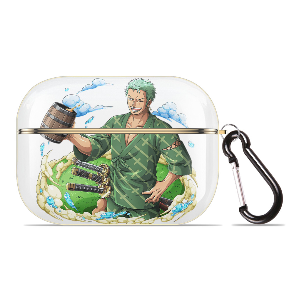 ワンピース ロロノア・ゾロ ONE PIECE Roronoa Zoro 【AirPods Pro用】ハードシェル保護ケース｜耐衝撃・防指紋・カラビナ付き商品仕様