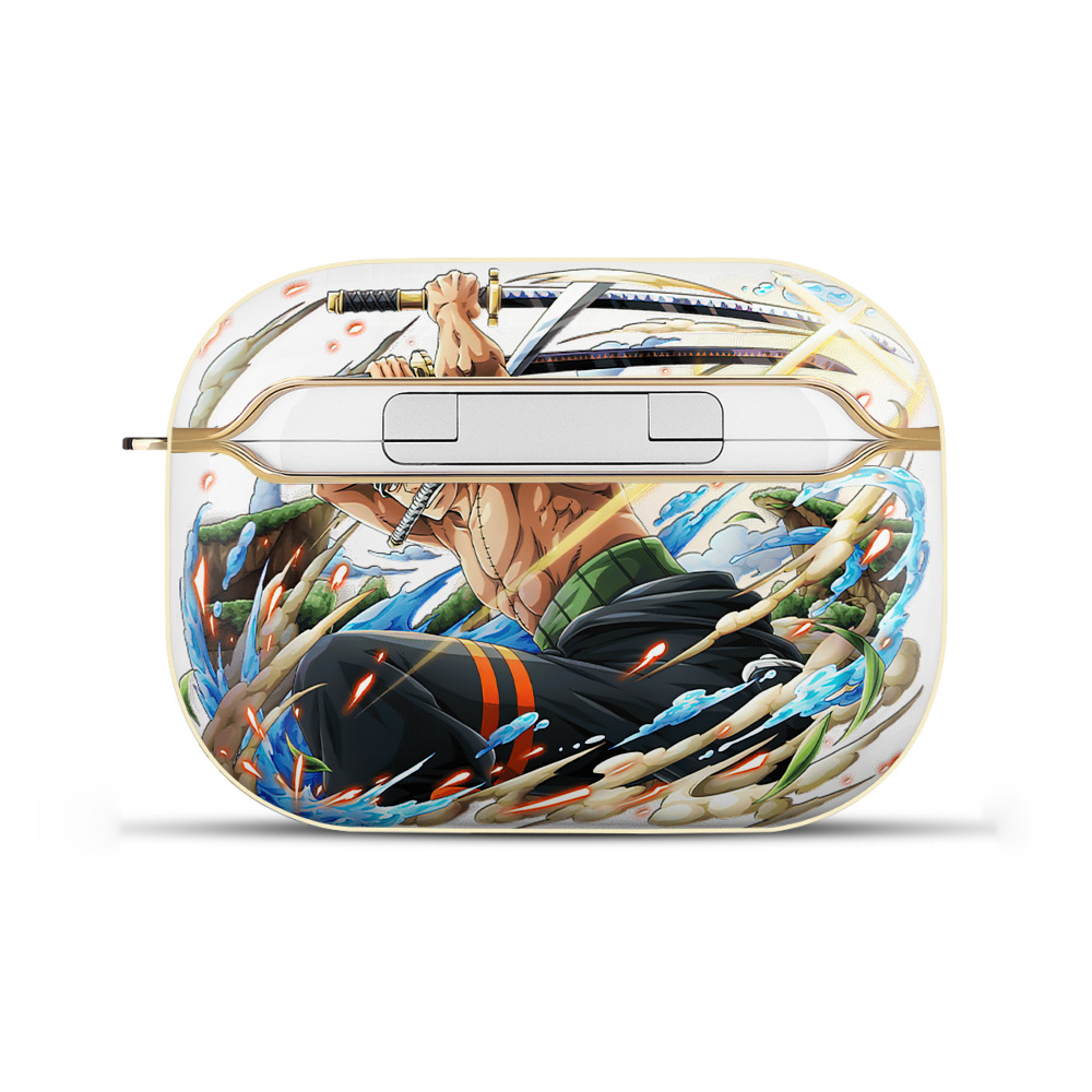 ワンピース ロロノア・ゾロ ONE PIECE Roronoa Zoro 【AirPods Pro用】ハードシェル保護ケース｜耐衝撃・防指紋・カラビナ付き商品仕様