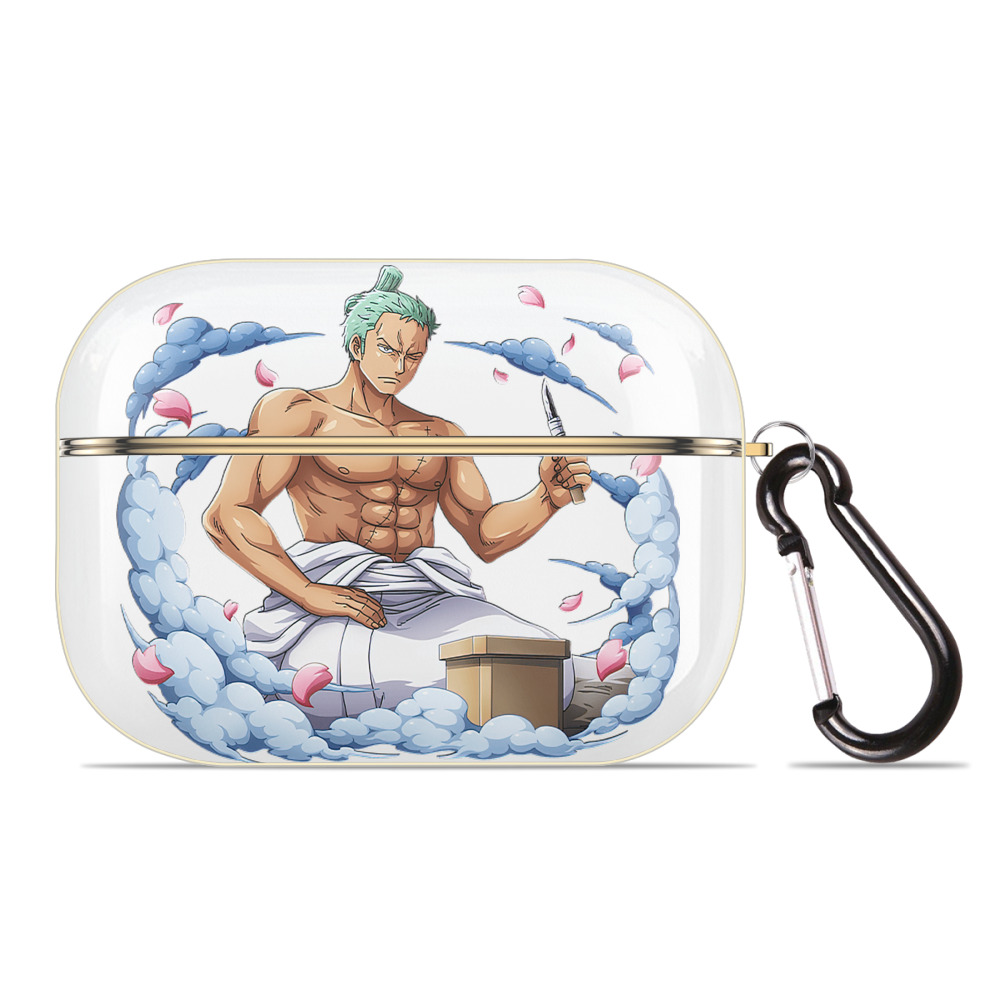 ワンピース ロロノア・ゾロ ONE PIECE Roronoa Zoro 【AirPods Pro用】ハードシェル保護ケース｜耐衝撃・防指紋・カラビナ付き商品仕様