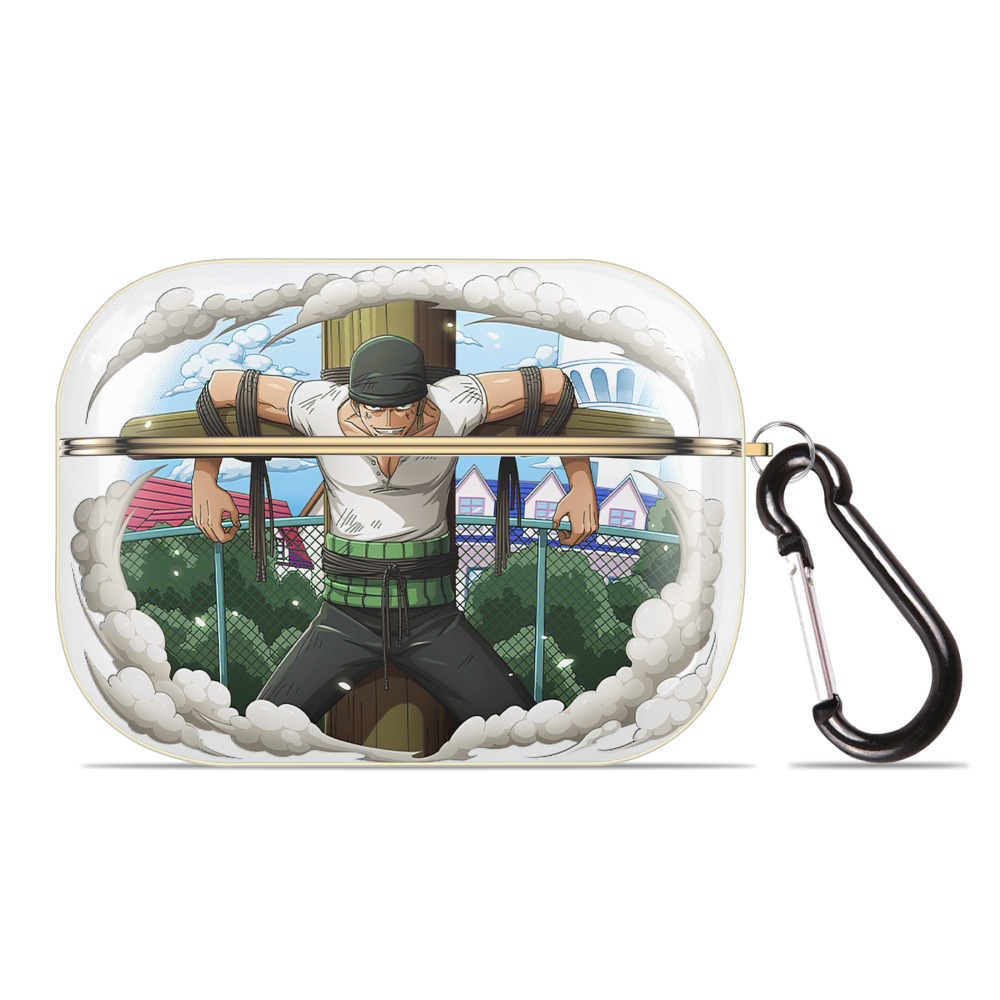 ワンピース ロロノア・ゾロ ONE PIECE Roronoa Zoro 【AirPods Pro用】ハードシェル保護ケース｜耐衝撃・防指紋・カラビナ付き商品仕様