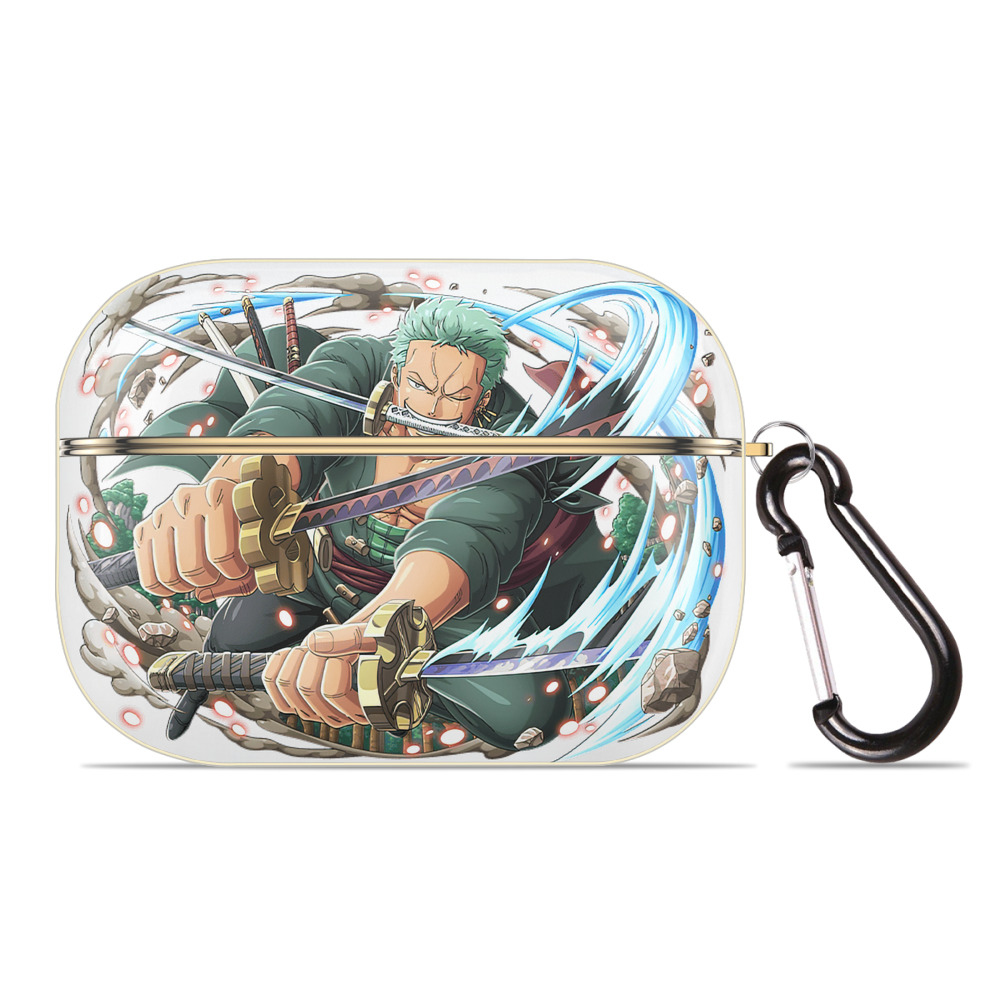 ワンピース ロロノア・ゾロ ONE PIECE Roronoa Zoro 【AirPods Pro用】ハードシェル保護ケース｜耐衝撃・防指紋・カラビナ付き商品仕様