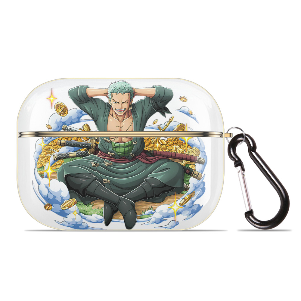 ワンピース ロロノア・ゾロ ONE PIECE Roronoa Zoro 【AirPods Pro用】ハードシェル保護ケース｜耐衝撃・防指紋・カラビナ付き商品仕様