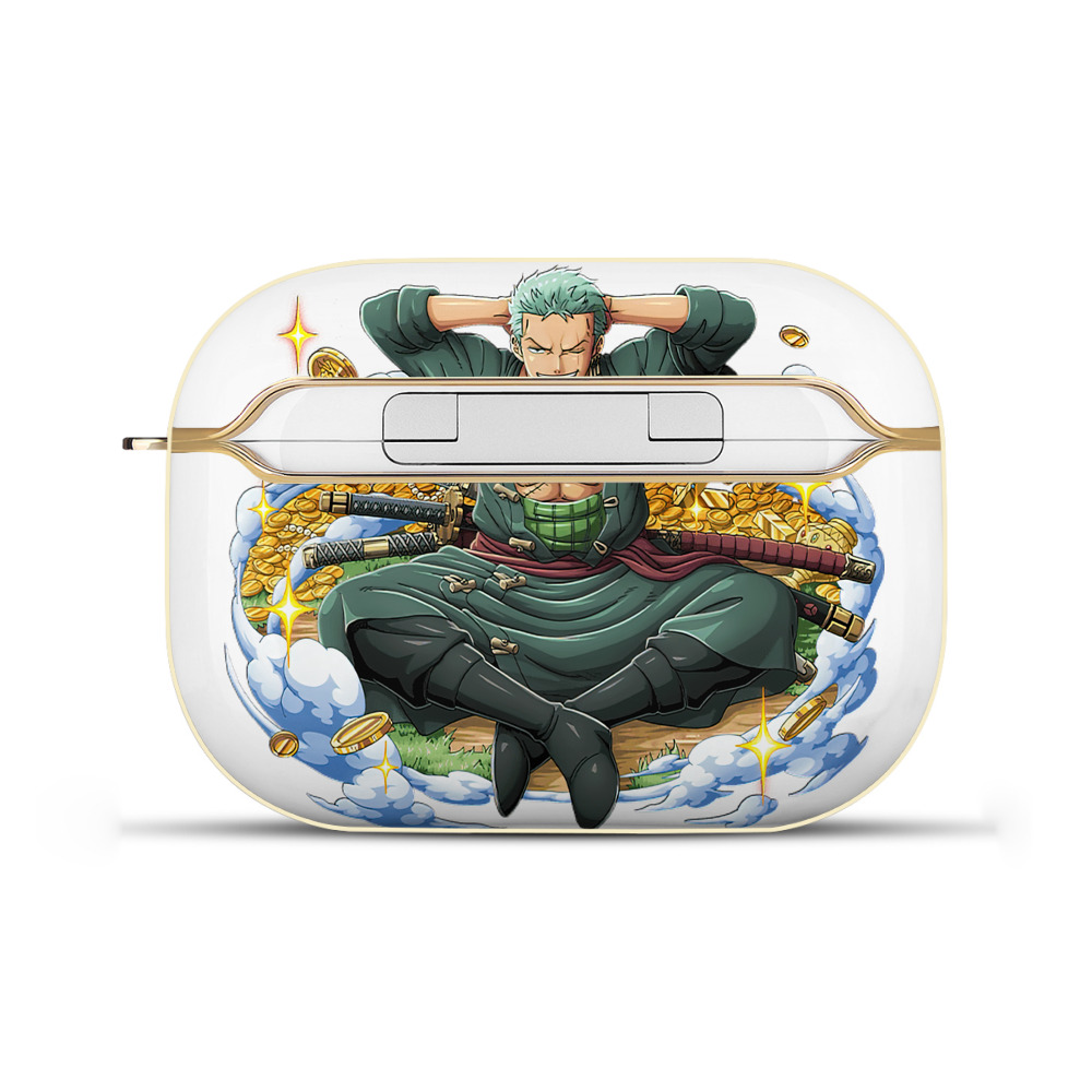 ワンピース ロロノア・ゾロ ONE PIECE Roronoa Zoro 【AirPods Pro用】ハードシェル保護ケース｜耐衝撃・防指紋・カラビナ付き商品仕様