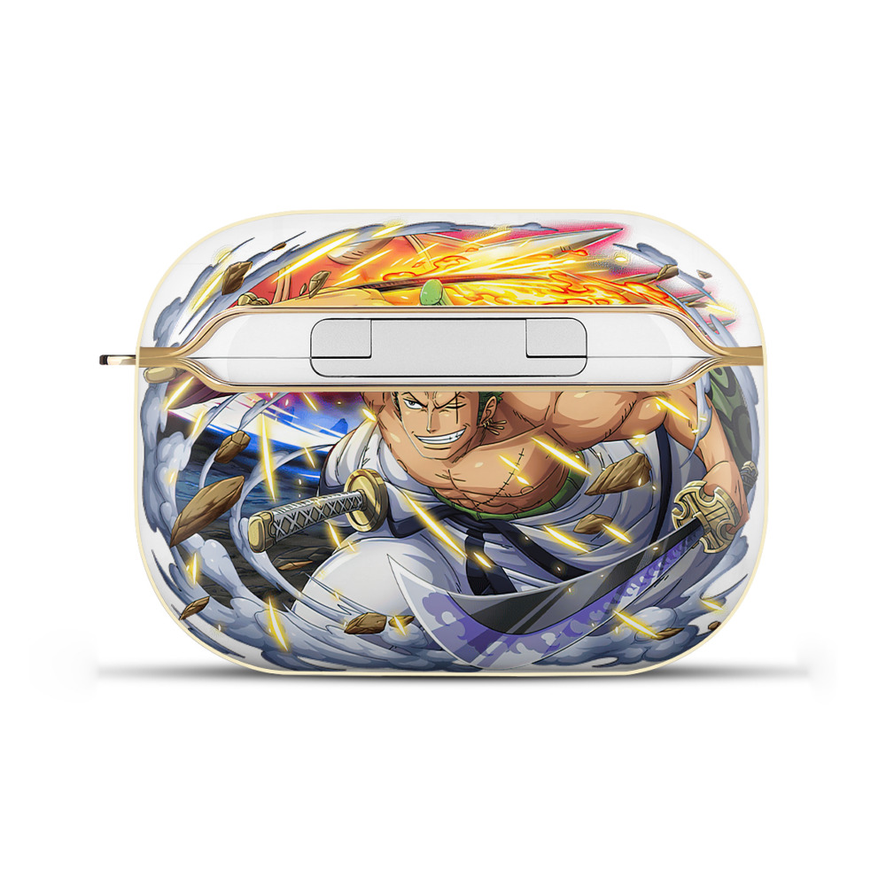 ワンピース ロロノア・ゾロ ONE PIECE Roronoa Zoro 【AirPods Pro用】ハードシェル保護ケース｜耐衝撃・防指紋・カラビナ付き商品仕様