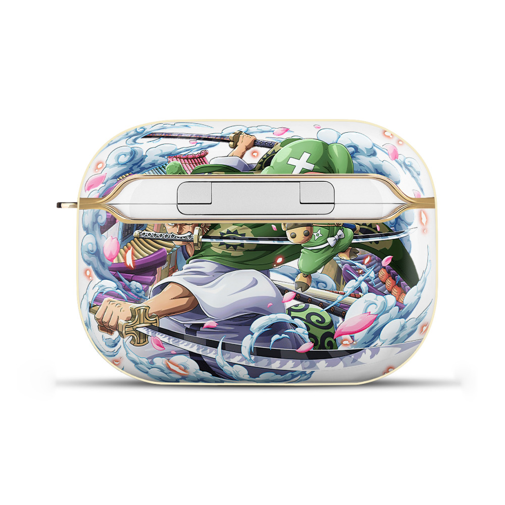 ワンピース ロロノア・ゾロ ONE PIECE Roronoa Zoro 【AirPods Pro用】ハードシェル保護ケース｜耐衝撃・防指紋・カラビナ付き商品仕様