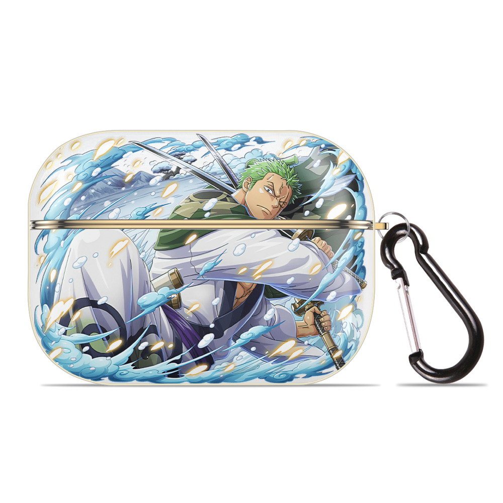 ワンピース ロロノア・ゾロ ONE PIECE Roronoa Zoro 【AirPods Pro用】ハードシェル保護ケース｜耐衝撃・防指紋・カラビナ付き商品仕様