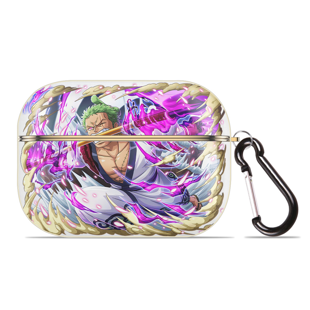 ワンピース ロロノア・ゾロ ONE PIECE Roronoa Zoro 【AirPods Pro用】ハードシェル保護ケース｜耐衝撃・防指紋・カラビナ付き商品仕様