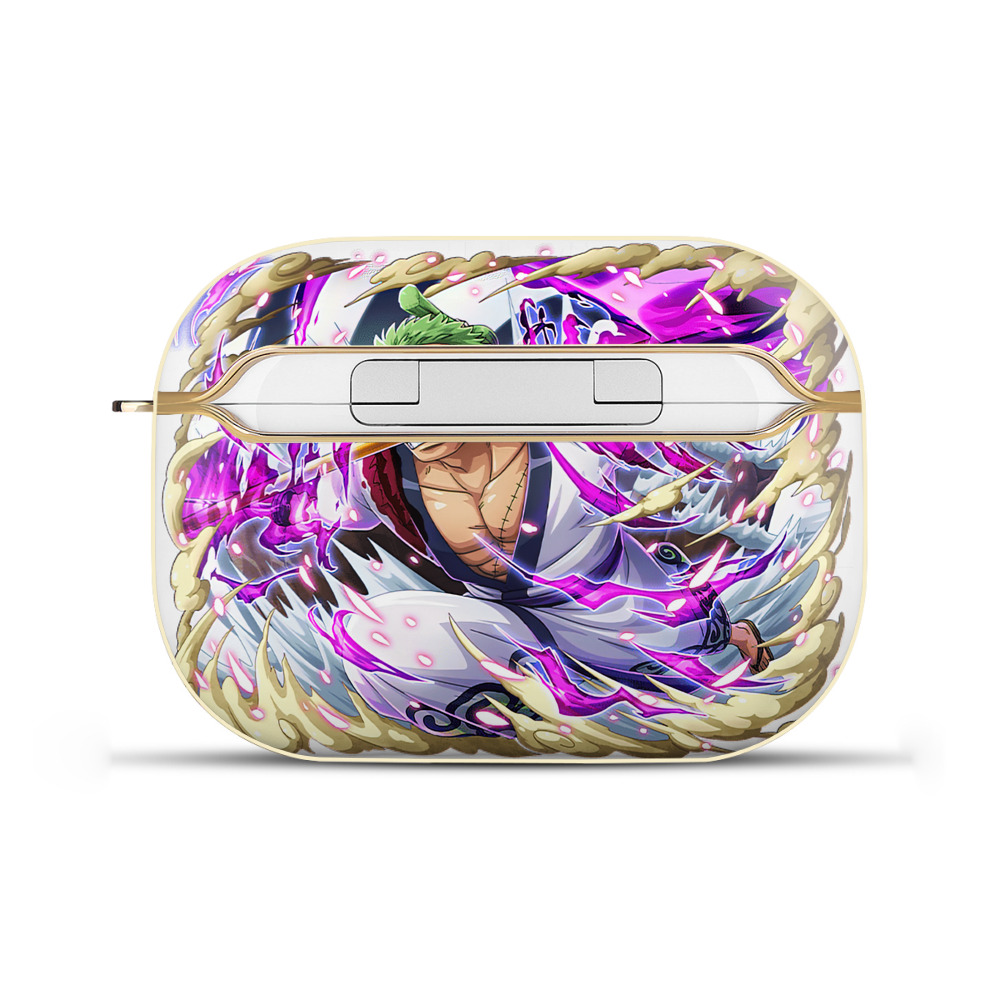 ワンピース ロロノア・ゾロ ONE PIECE Roronoa Zoro 【AirPods Pro用】ハードシェル保護ケース｜耐衝撃・防指紋・カラビナ付き商品仕様