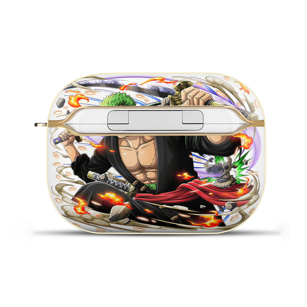ワンピース ロロノア・ゾロ ONE PIECE Roronoa Zoro 【AirPods Pro用】ハードシェル保護ケース｜耐衝撃・防指紋・カラビナ付き商品仕様